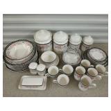 37 pcs Sango "Elizabeth Gray" Claremore Korea