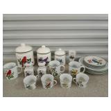 19 pcs national wildlife federation kithenware,