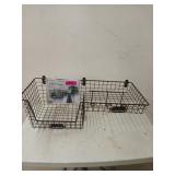 Entryway station coat rack, 8.75 by 24 by 10 in