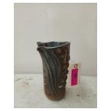 Beautiful ceramic flower vase, 9 and 1/2x5x4 in