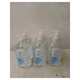 Six count 34fl oz bottles of expired Equate hand