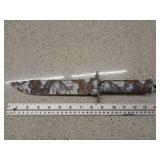 Razor tactical knife in leather sheath 7.5" new