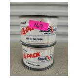 2 pack of 6 strand poly tape, 660 ft each roll