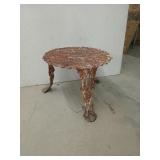 Cast iron outdoor table 14x21