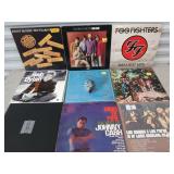 10 vinyl albums: Johnny Cash, CCR, Bob dylan,