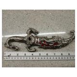 Knife in sheath 4.25" blade