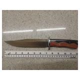 Rocky mountain USA knife in canvas sheath 7" blade