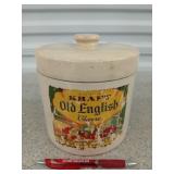 Kraft Old English cheese crock 6" rim has small