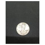 1943 Walking Liberty silver half dollar