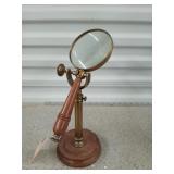 Magnifying glass stand 9" tall