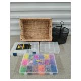 Asst crafting rubber bands, small Plano tackle