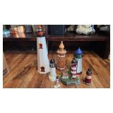 collectors lot of lighthouses Avon and other