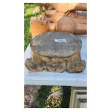 antique architectural column base from an old