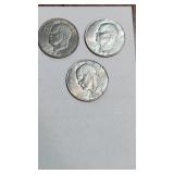 1972  eisenhower dollar coins NO MINT MARK