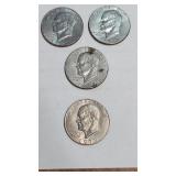 1977 eiswnhower dollar coins 3 are D mint marked