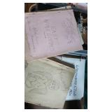 lot of vintage cookbooks from churches women