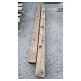 two 6x6 posts beams etc 88" long