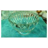 Vintage rare find!! Indian Glass footed glass bowl