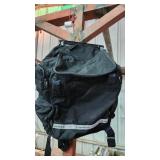 TBags motorcycle bag black many pockets and