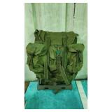 vintage US Military ALICE pack with frame US ARMY