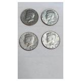 1988 and 1989 kennedy half dollar coins as