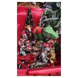 dinosaur Christmas tree lot. enough decorations