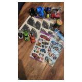 car lot hotwheels still kers stick down car