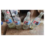Pepsi cola 1 quart vintage glass bottle money