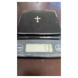 sterling silver crucifix 1.3 grams