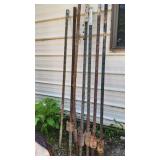 t posts qty of 7  six ft tall as pictured