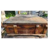 small cedar chest 30" x 13" deep and 12.5" tall