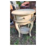 small French style side table with drawer