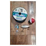 vintage cotton Cordell lure fishing line another