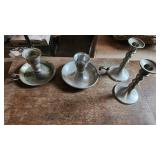 Leonard silver accents candle holder and 3