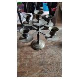 vintage watch 5 candle candelabra as pictured
