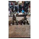 1850s regency Italian style candleholders as