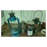 vintage and antique lanterns camping hunting