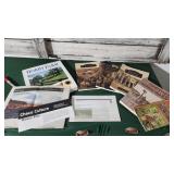 lot of books about homesteading and history in