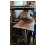 Dewalt 740 10" powershop radial arm saw on stand