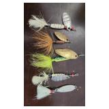 vintage fishing lures Rooster Tails various s