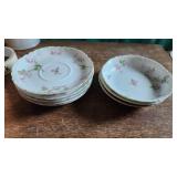 haviland limoges teacup saucers and small desert