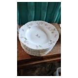 antique haviland limoges set of 9 dinner bowls