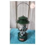 vintage coleman 2 mantle gas lantern with lots o