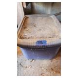 tote full.of equine health care supplies and