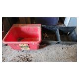 horse goat calf feeders lot of 2 no cracks one