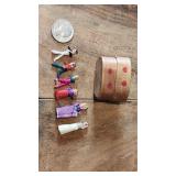 Guatemalan worry dolls in little oval box called