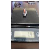 7.4 grams antique native American ring from the