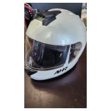 AHR RUN F-3 full face motorcycle helmet white