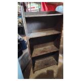 vintage book shelf 4 levels 36" x 18" x 7"