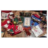 Christmas santa lot with candle holders f